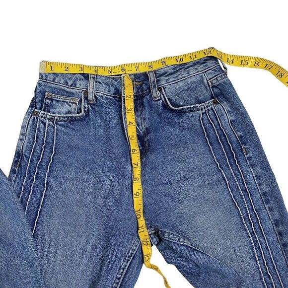 BDG Urban Outfitters Pintuck Mom Jeans Blue Size 25 - Picture 9 of 12